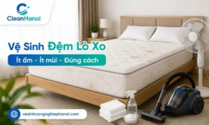 Cách vệ sinh đệm lò xo tại nhà đúng cách ít ẩm mùi