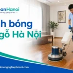 Ảnh minh họa dịch vụ đánh bóng sàn gỗ tại Hà Nội, phù hợp với sàn gỗ tự nhiên, sàn gỗ công nghiệp và các bề mặt sàn bị mờ, xước nhẹ hoặc xuống màu.