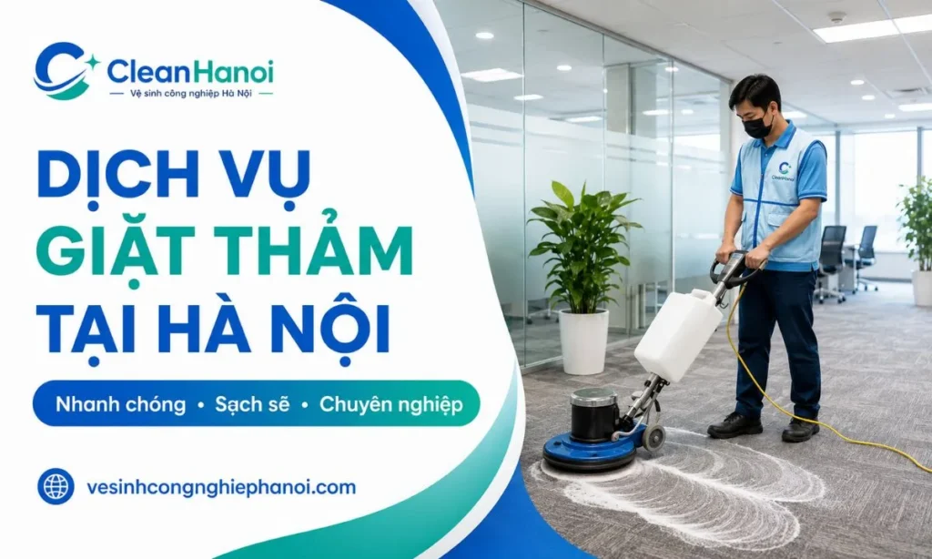 Dịch vụ giặt thảm tại Hà Nội CleanHanoi
