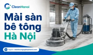 Dịch vụ mài sàn bê tông tại Hà Nội CleanHanoi