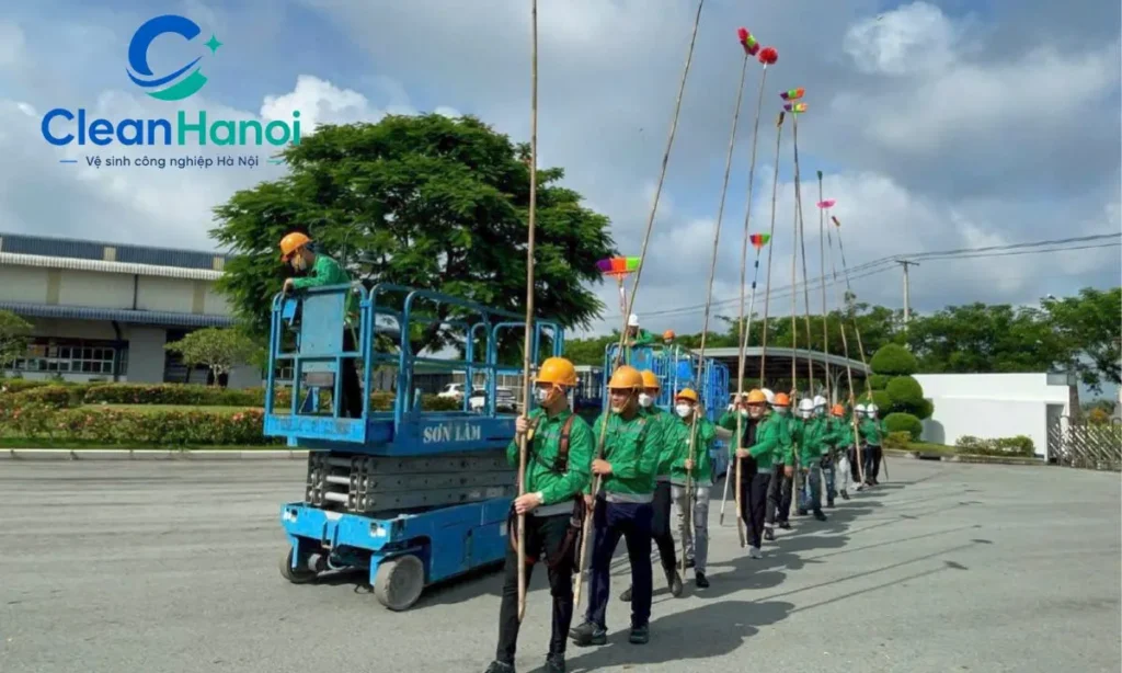 Dịch vụ vệ sinh nhà xưởng tại Hà Nội