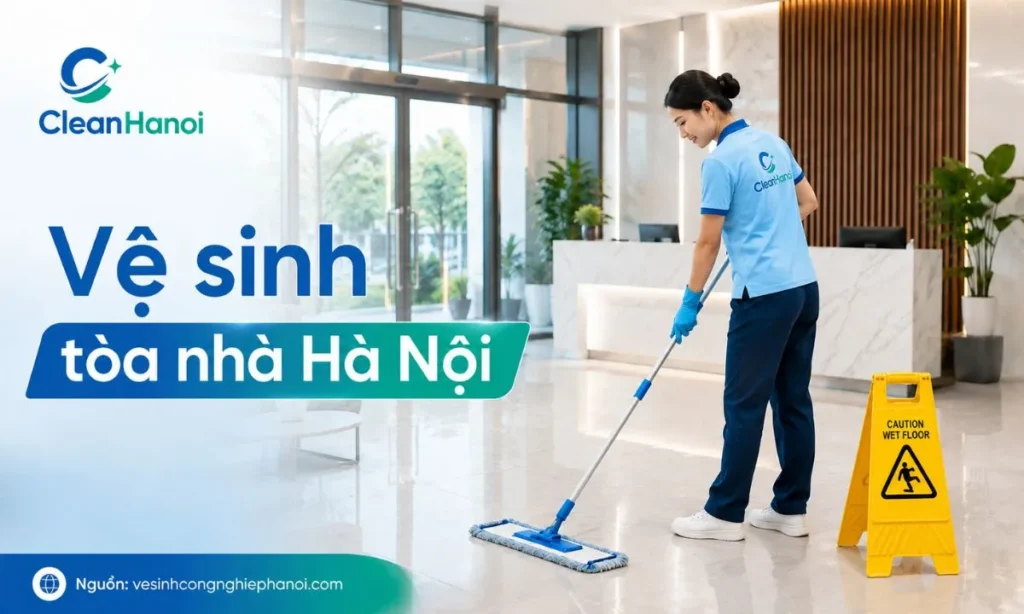 Dịch vụ vệ sinh tòa nhà tại Hà Nội CleanHanoi