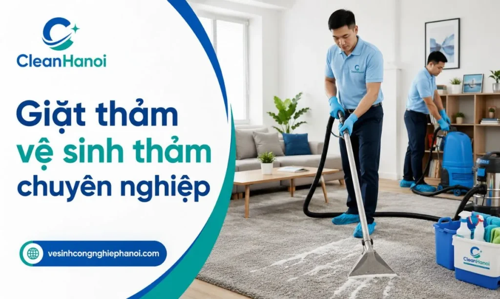 Dịch vụ giặt thảm tại Hà Nội CleanHanoi
