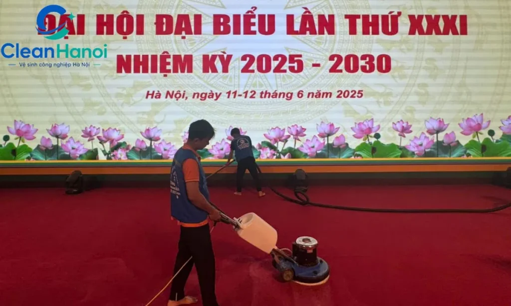 Giặt thảm văn phòng tại Hà Nội