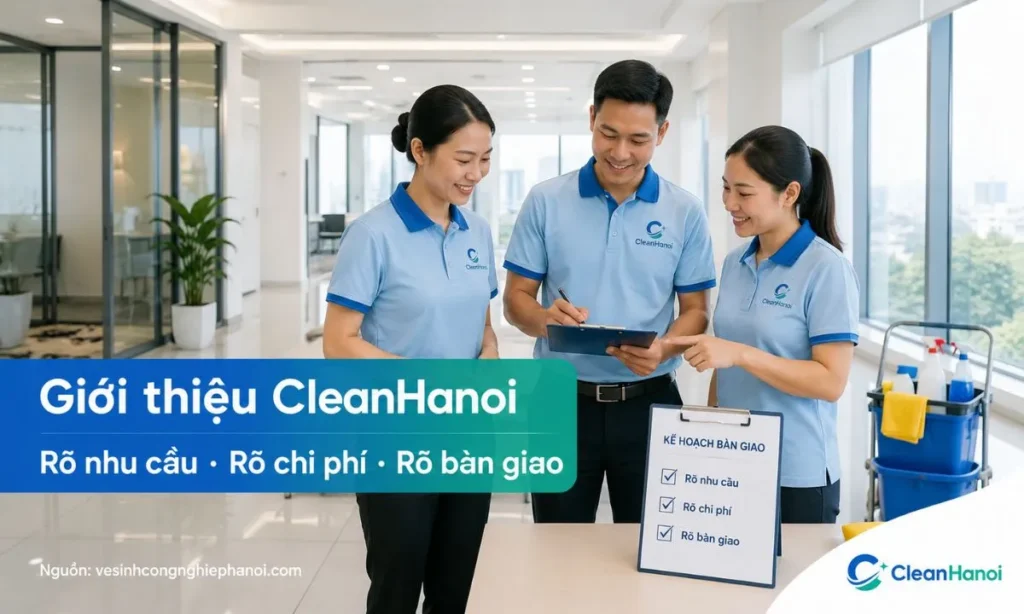 Giới thiệu CleanHanoi đơn vị cung cấp dịch vụ vệ sinh tại Hà Nội