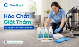 Lưu ý khi sử dụng hóa chất giặt thảm chọn đúng độ pH và an toàn
