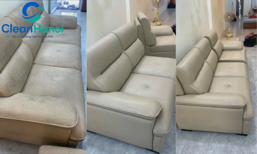 Quy trình vệ sinh sofa da chuyên nghiệp