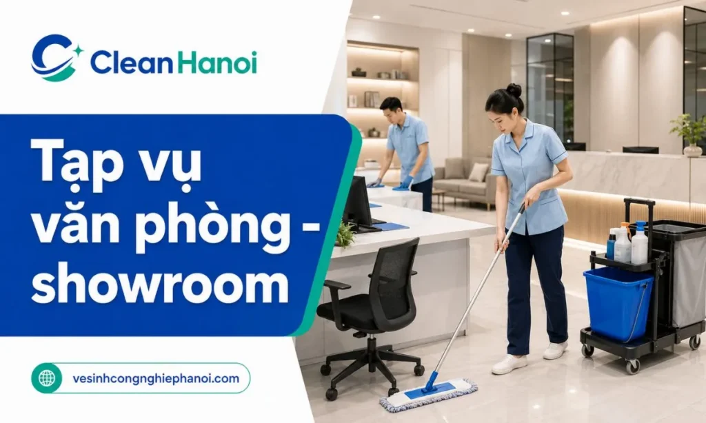 Tạp vụ văn phòng showroom cửa hàng tại Hà Nội