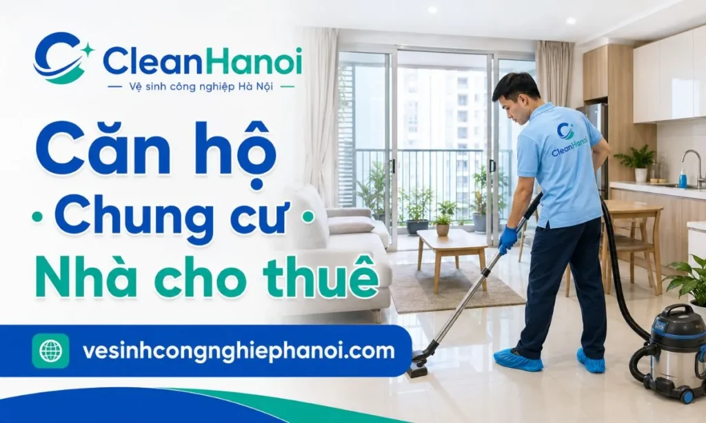 Tổng vệ sinh căn hộ chung cư tại Thanh Xuân