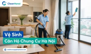 Vệ sinh căn hộ chung cư tại Hà Nội