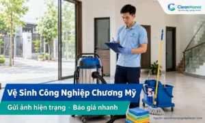 CleanHanoi cung cấp dịch vụ vệ sinh công nghiệp Chương Mỹ cho nhà ở, biệt thự, văn phòng, cửa hàng, kho xưởng, khu phụ trợ và công trình sau xây dựng.