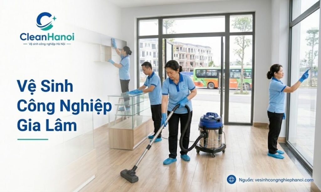 Vệ sinh công nghiệp Gia Lâm