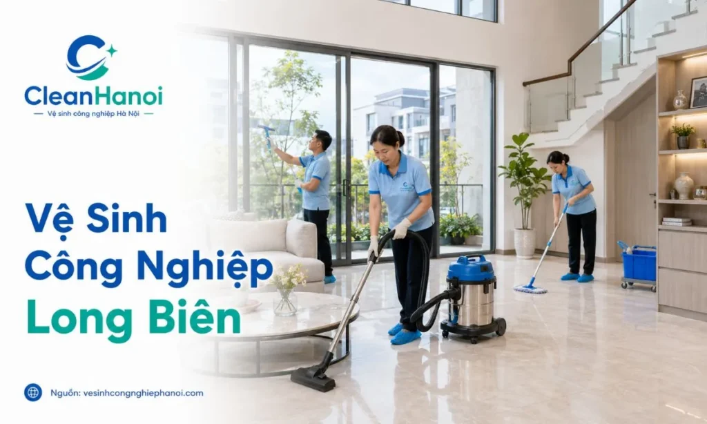 Vệ sinh công nghiệp Long Biên