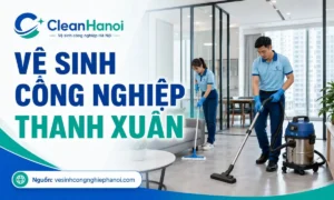 Vệ sinh công nghiệp tại quận Thanh Xuân