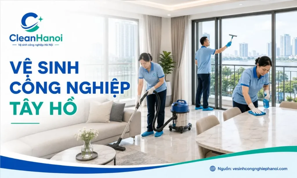 Vệ sinh công nghiệp Tây Hồ