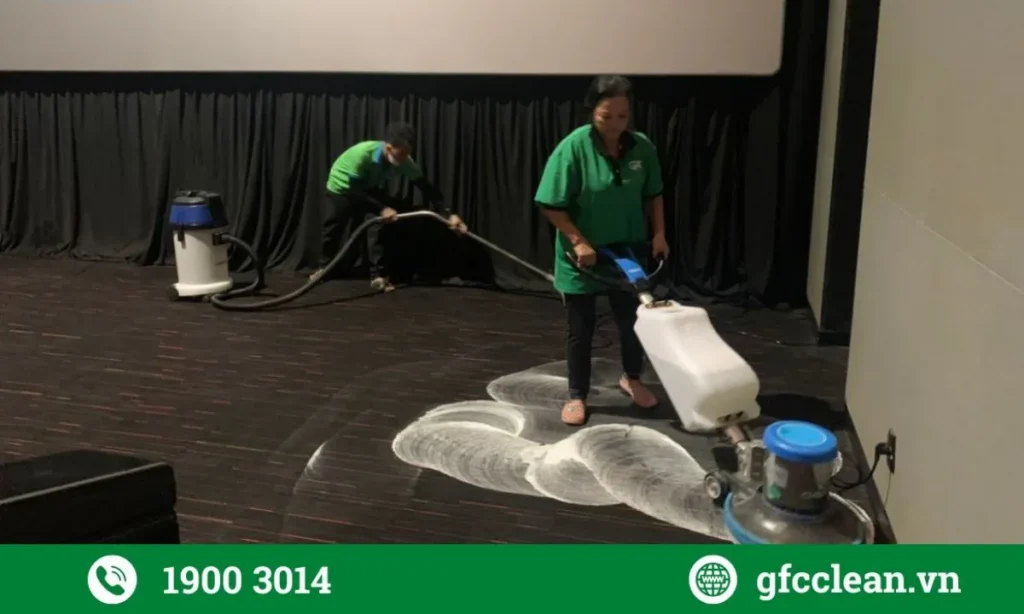 Hình ảnh dịch vụ vệ sinh công nghiệp của GFC CLEAN tại Bắc Giang