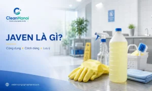 Nước Javen dùng trong tẩy rửa và vệ sinh